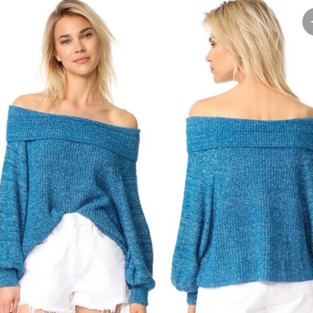 Free People Edessa Blue Sweater size XS